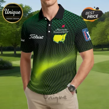 Titleist Masters Tournament PGA Tour Green Polo