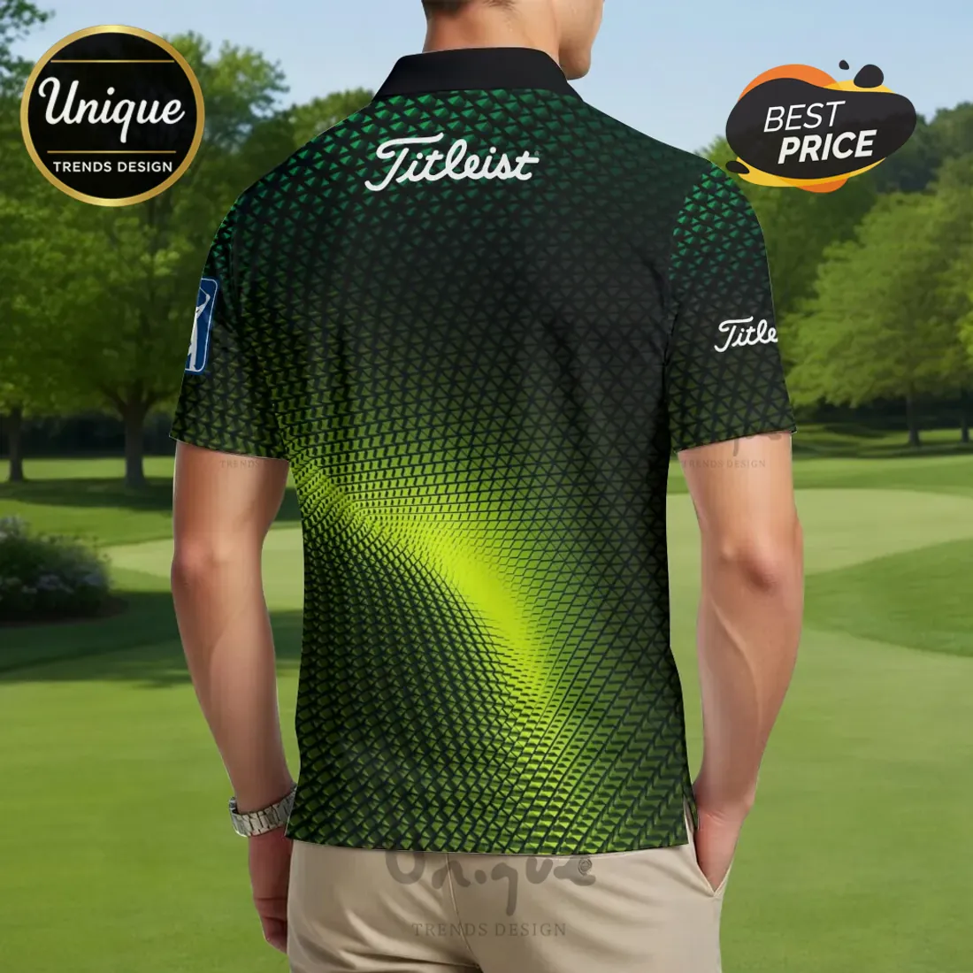Titleist Masters Tournament PGA Tour Green Polo Titleist Masters Tournament PGA Tour Green Polo