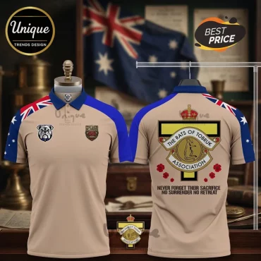 Tobruk Rats 85th Siege Anniversary Military Tribute Polo Shirt