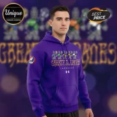 UAlbany Great Danes Greatful Danes Lacrosse Themed Pullover Hoodie