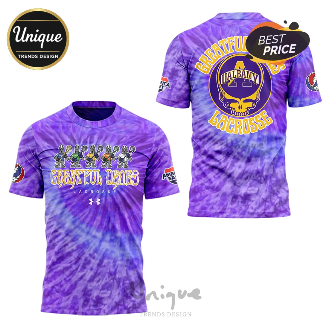 UAlbany Lacrosse Greatful Danes Grateful Dead Hoodie UAlbany Lacrosse Greatful Danes Grateful Dead Hoodie