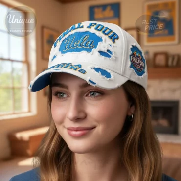 UCLA Bruins 2026 Women’s Final Four Distressed Embroidered Baseball Cap
