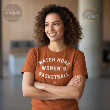 Women’s Basketball Texas Longhorns Fan Game Day Orange Graphic T-Shirt