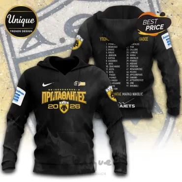 AEK FC Champions 2026 Hoodie Limited Edition