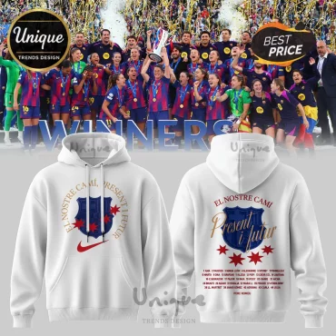 Barcelona Femeni UEFA Women’s Champions League Campiones Hoodie