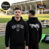 Brisbane Broncos Black Out 2026 Monochrome Hoodie