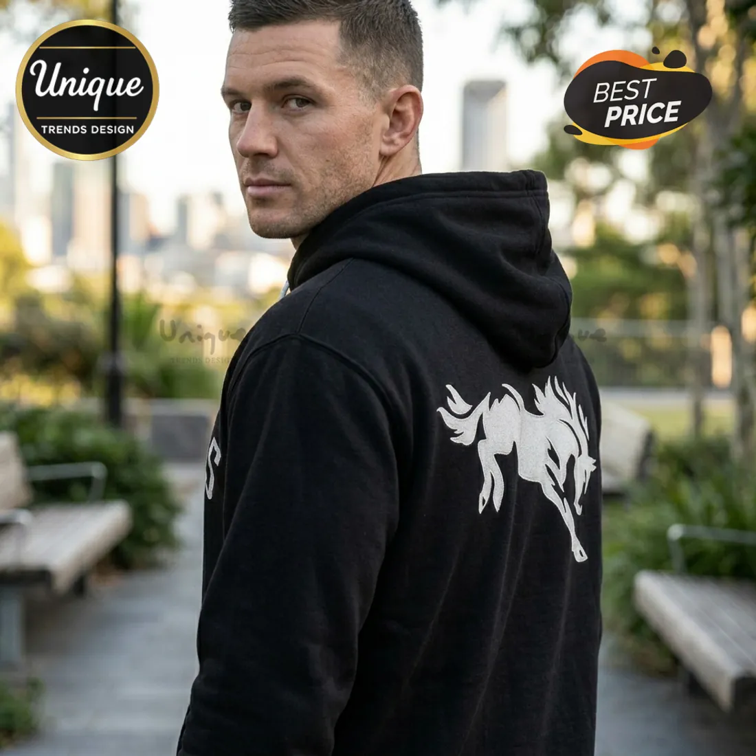 Brisbane Broncos Black Out 2026 Monochrome Hoodie Brisbane Broncos Black Out 2026 Monochrome Hoodie