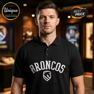 Brisbane Broncos Black Out 2026 Special Edition Polo Shirt