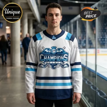 Chicoutimi Saguenéens 2026 QMJHL Champions White Hockey Jersey