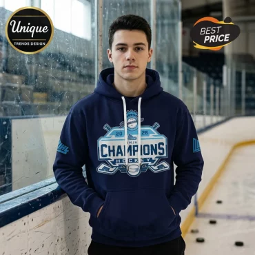 Chicoutimi Saguenéens QMJHL 2026 Champions Hockey Hoodie