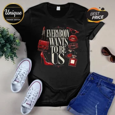 Confident Diva Style Luxury Fashion Heels Lipstick T-Shirt