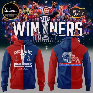 Crystal Palace FC 2026 UEFA Conference League Champions Hoodie