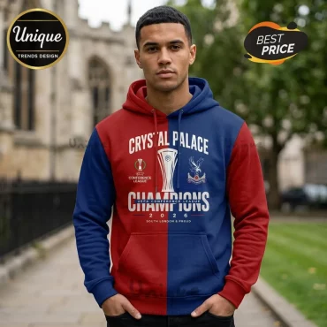 Crystal Palace FC 2026 UEFA Conference League Champions Hoodie