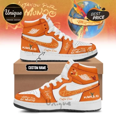 Custom Karol G Tropitour Air Jordan 1 Sneakers Limited Edition
