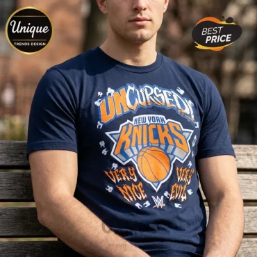 Danhausen x New York Knicks WWE Uncursed Shirt