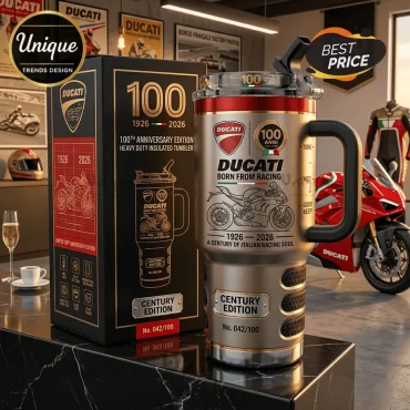 Ducati 100th Anniversary Limited Edition Stanley Tumbler 40oz