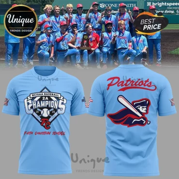 Faith Christian School Patriots 2026 Baseball Champions Shirt