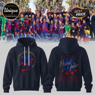 FC Barcelona Femení UEFA Women’s Champions League Winners Hoodie