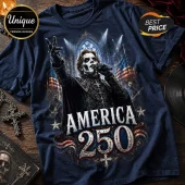 Ghost Band America 250 Years of Freedom USA Patriotic T-Shirt