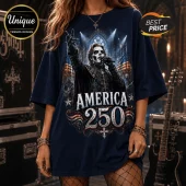 Ghost Band America 250 Years of Freedom USA Patriotic T-Shirt