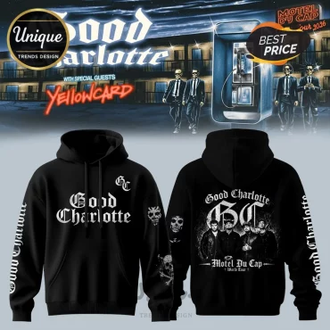 Good Charlotte Motel Du Cap World Tour 2026 Band Hoodie