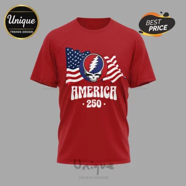 Grateful Dead America 250 Years Freedom Patriotic T-Shirt