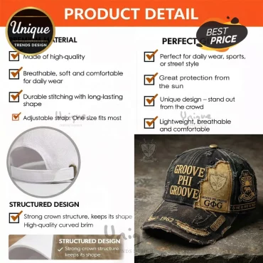 Groove Phi Groove 1962 Vintage Distressed Cap