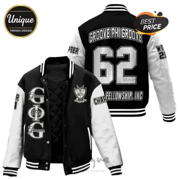 Groove Phi Groove 1962 Vintage Style Varsity Baseball Jacket