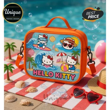 Hello Kitty Summer Beach Clear Window Crossbody Bag