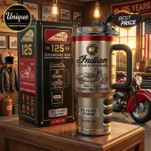 Indian Motorcycle 125th Anniversary Limited Edition Stanley Tumbler 40oz