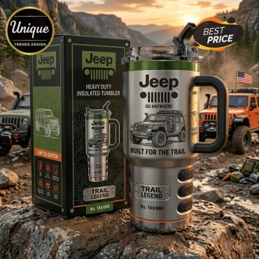 Jeep Trail Legend Limited Edition Stainless Steel Tumbler 40oz