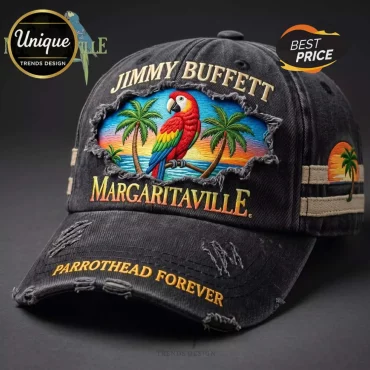 Jimmy Buffett Margaritaville Distressed Baseball Cap