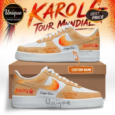 Karol G Tour Mundial Custom AF1 Limited Edition Sneakers