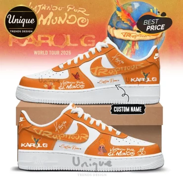Karol G World Tour 2026 Tropitour Limited Edition Air Force 1 Sneakers