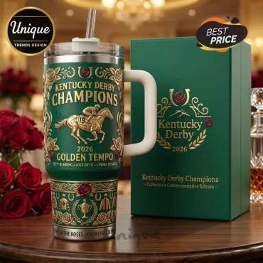 Kentucky Derby 2026 Champions Golden Tempo 40oz Tumbler
