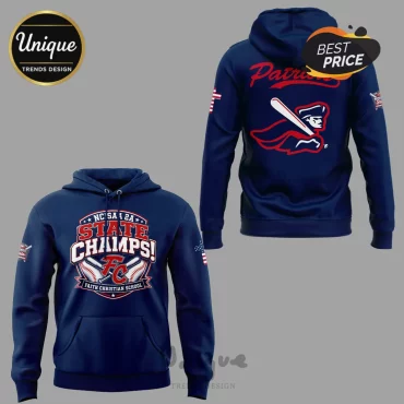 Limited Edition NCISAA 2A Faith Christian Patriots Baseball Hoodie