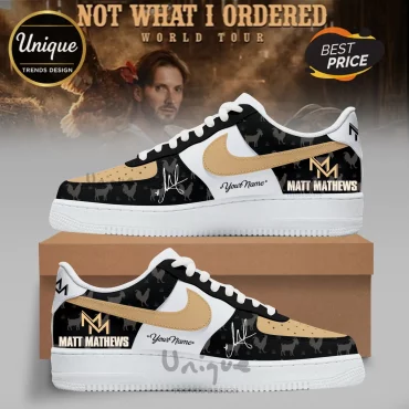 Matt Mathews x Not What I Ordered World Tour Air Force 1 Sneakers