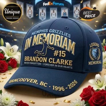 Memphis Grizzlies Brandon Clarke In Memoriam 1996-2026 Cap