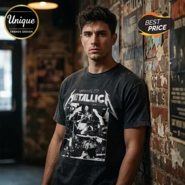 Metallica M72 Across Europe 2026 Tour Black T-Shirt