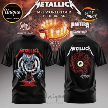 Metallica M72 World Tour 2026 I Shall Pass Skull T-Shirt