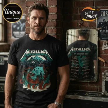 Metallica M72 World Tour 2026 Limited Edition Black T-Shirt