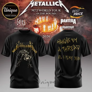 Metallica M72 World Tour 2026 Skeleton Puppet T-Shirt