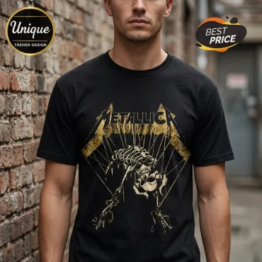 Metallica M72 World Tour 2026 Skeleton Puppet T-Shirt