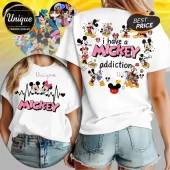 Mickey Mouse I Have a Mickey Addiction Cute Disney T-Shirt