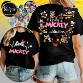 Mickey Mouse I Have a Mickey Addiction Cute Disney T-Shirt