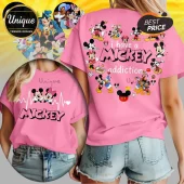 Mickey Mouse I Have a Mickey Addiction Cute Disney T-Shirt