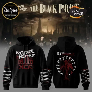 My Chemical Romance The Black Parade Album Art Black Hoodie