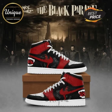 My Chemical Romance The Black Parade Custom AJ1 High-Top Sneakers