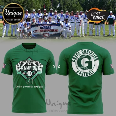 NCISAA 3A Baseball Champions 2026 Grace Christian Sanford Shirt