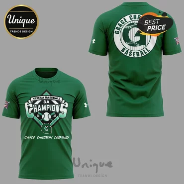 NCISAA 3A Baseball Champions 2026 Grace Christian Sanford Shirt